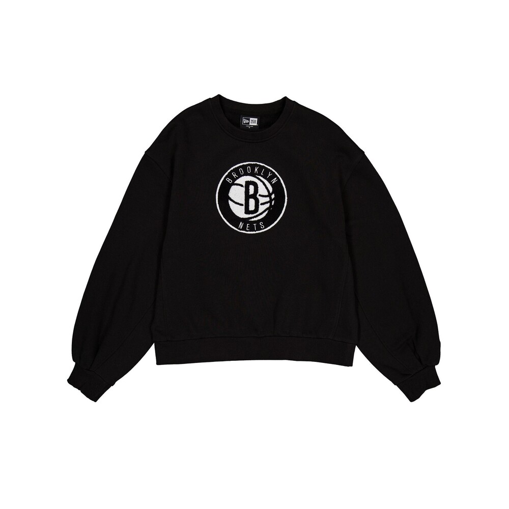New Era Brooklyn Nets Sport Night Women's Crewneck - Size XS